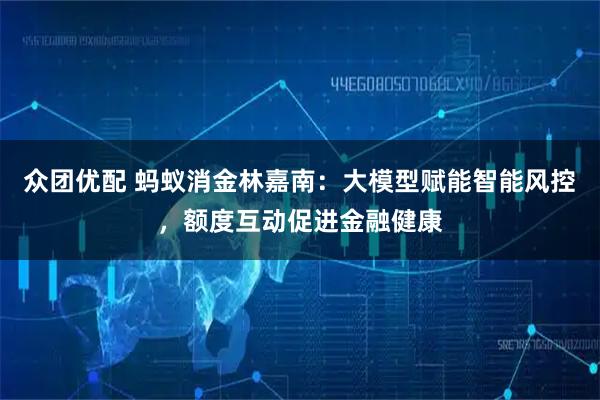 众团优配 蚂蚁消金林嘉南：大模型赋能智能风控，额度互动促进金融健康